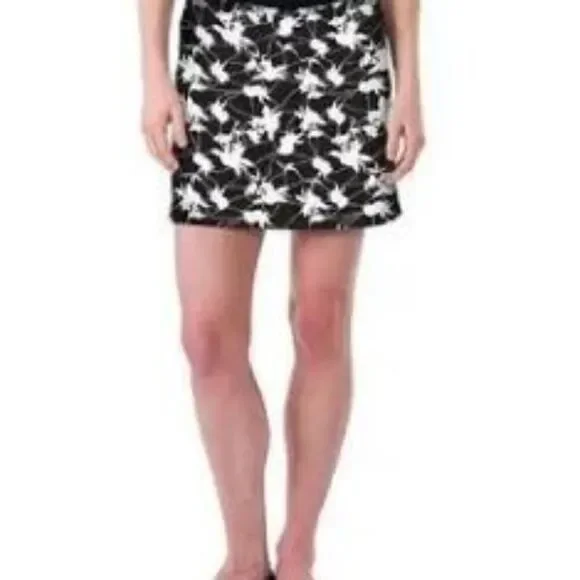 Skorts byTranquility by Colorado Clothing Black/White Floral  Size XL - Picture 8 of 8